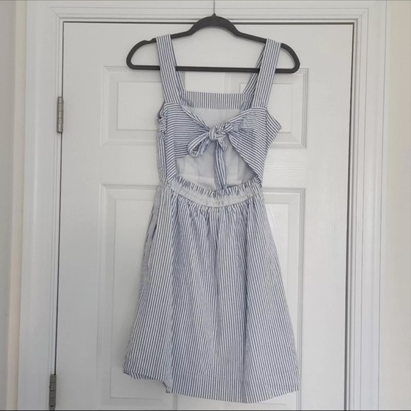 J. Crew Seersucker apron dress - Picture 5 of 9